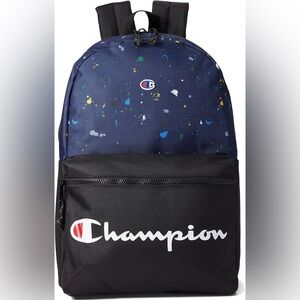 Champion Manuscript Paint Splatter Backpack